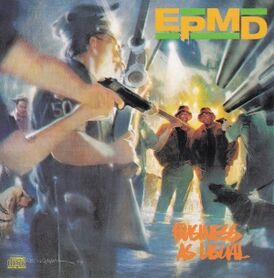 Обложка альбома EPMD «Business as Usual» (1990)