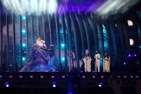 Юлия Самойлова на «Евровидении 2018» в Лиссабоне.