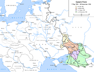 Действия немецких войск в мае−ноябре 1942 года.