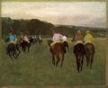 Скаковые лошади, Эдгар Дега, 1873–1875