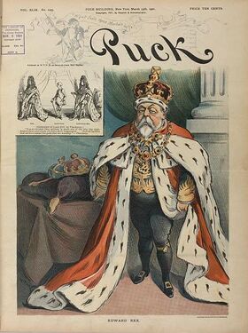 Карикатура в журнале Puck, 1901 год.