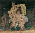 На картине «Семья» умирающий художник Эгон Шиле изобразил трёх жертв испанки: себя, свою беременную жену и её нерождённого ребёнка