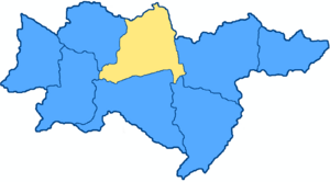 Павлоградский уезд на карте