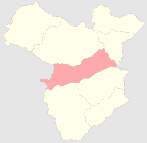 Джеванширский уезд на карте