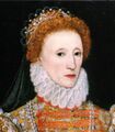 Неизвестный автор. Фрагмент портрета королевы Елизаветы I (ок. 1575)