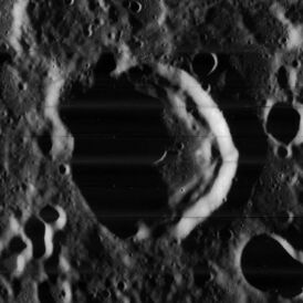 Снимок зонда Лунар орбитер-5