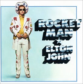 Обложка сингла Элтона Джона «Rocket Man» (1972)