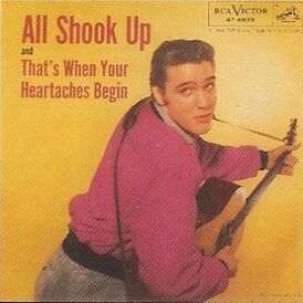 Обложка сингла Элвиса Пресли «All Shook Up» (1957)
