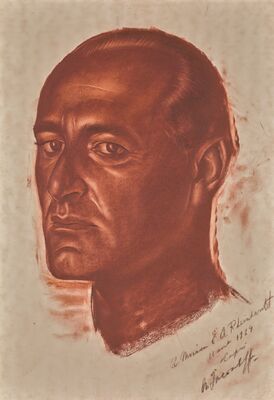 Эмиль Рейнхардт. Портрет работы А. Е. Яковлева, 1929