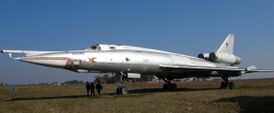 Ту-22ПД в музее дальней авиации на авиабазе Энгельс, 2006 год.