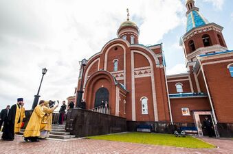 Богоявленский собор во время визита Святейшего Патриарха Московского и всея Руси Кирилла