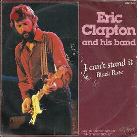 Обложка сингла Эрик Клэптон «I Can't Stand It» ()