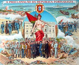 Провозглашение республики. Плакат 1910 года