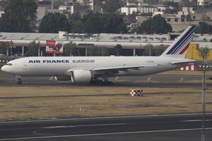 F-GUOB Boeing 777F Air France Cargo (7629927290).jpg