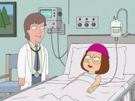 Мег встречает Майкла в больнице