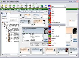 Скриншот программы Family Tree Builder