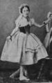 Анна Прихунова в роли Лизы. Постановка Жюля Перро. Большой театр (Санкт-Петербург), около 1865