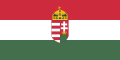 21 декабря 1867 — 12 ноября 1918 Флаг Королевства Венгрия в составе Австро-Венгрии