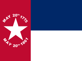 флаг Северной Каролины, 1861