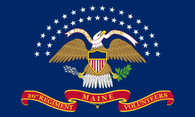 флаг штата Мэн