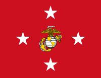 Флаг коменданта корпуса морской пехоты США