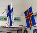 Флаги Финляндии и Аландских островов