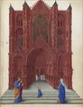 «Введение во храм», миниатюра из Великолепного часослова герцога Беррийского
