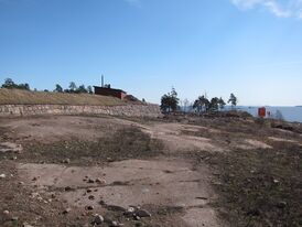 Руины форта «Екатерина» на юге острова Котка