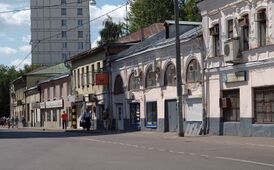 Постройки Немецкого рынка, пересечение Ладожской улицы и улицы Фридриха Энгельса, 2009 год