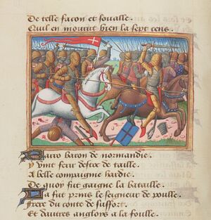 Français 5054, fol. 30 verso, bataille de la Brossinière (1423).jpg