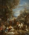 Охотники на привале (1723)