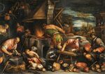 Francesco Bassano the Younger - The Forge of Vulcan - WGA01423.jpg