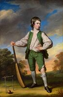 Портрет юного игрока в крикет, 1768