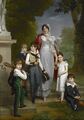 Франсуа Жерар, «Портрет мадам де Марешаль Ланнэ, герцогини Монтебелло с детьми» (1814)
