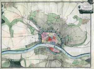 План Франкфурта-на-Майне в 1792 г.