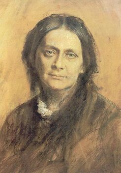 Клара Жозефина Вик Шуман (портрет кисти Франца фон Ленбаха)