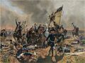 Фридрих II в битве при Цорндорфе