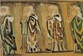 Эскиз костюмов священников к спектаклю «Иудейская вдова», 1923, Музей им. Бахрушина