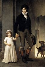 GERARD Francois Jean Baptist Isabey Miniaturist With His Daughter.jpg