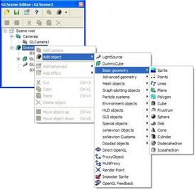 Скриншот программы GLScene