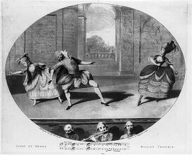 Гаэтан Вестрис, премьер балета Парижской Оперы, в балете «Медея и Ясон» (1767)