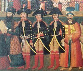 Посольство французов к шаху Персии, во главе с генералом Гарданом.