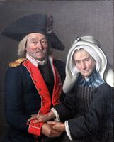 Реми-Фюрси Дескарсен. Портрет национального гвардейца и его жены, 1791. Музей Французской революции