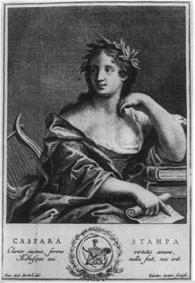 Гаспара Стампа. Гравюра из второго издания, 1738 год