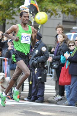 На Нью-Йоркском марафоне 2011 года
