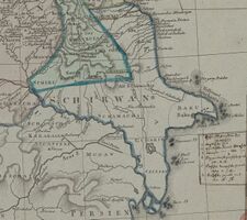 Ширван на карте 1804 года