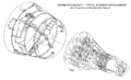 Схема космического корабля «Джемини». Спускаемый аппарат и приборно-агрегатный отсек показаны отдельно