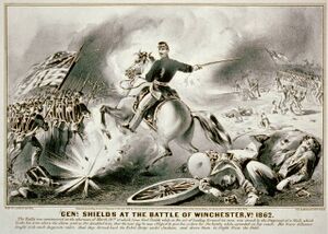 генерал Шилдс в сражении при Винчестере