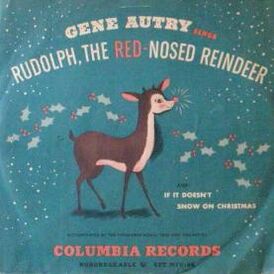 Обложка сингла Джина Отри «Rudolph, the Red-Nosed Reindeer» ()