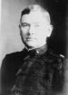 A black and white image of Charles G. Long, a white male in his Marine Corps uniform